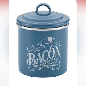 Ayesha Curry Bacon Grease Canister in Color Teal